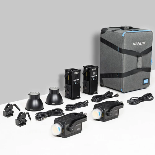 Nanlite Forza 500B II Bi-Color LED Monolight (Travel 2-Light Kit) - Image 2