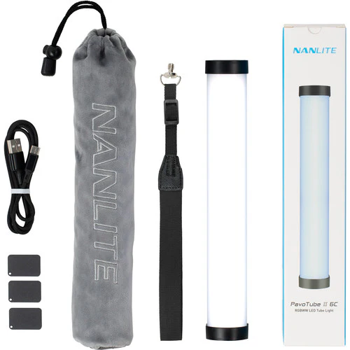 Nanlite PavoTube 6C 10" RGBWW LED Tube with Battery - Image 2