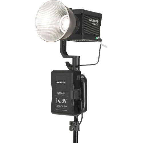 Nanlite V-Mount Battery Grip with 4-Pin XLR Connector for Forza 150 - Image 2