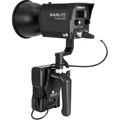 Nanlite V-Mount Battery Grip with 4-Pin XLR Connector for Forza 150 - Image 4