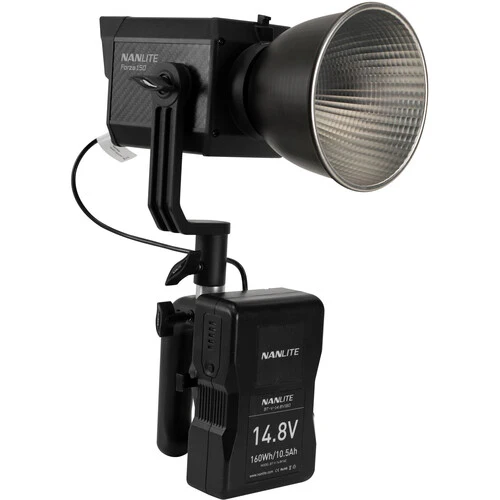 Nanlite V-Mount Battery Grip with 4-Pin XLR Connector for Forza 150 - Image 5