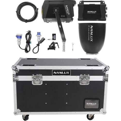 Nanlux Evoke 2400B Bi-Color LED Monolight Kit with 45° Reflector and Full System Flight Case