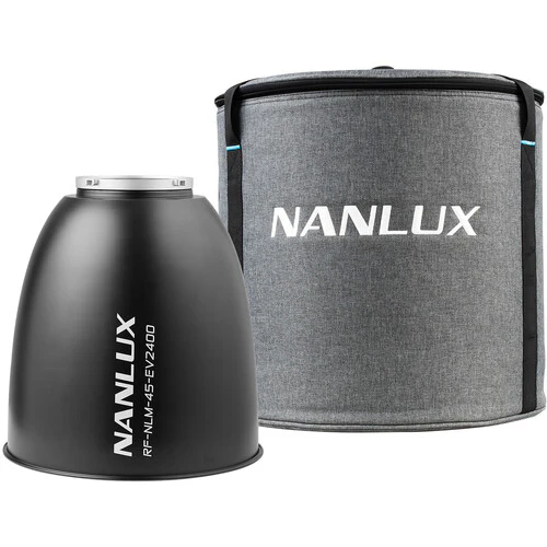 Nanlux Evoke 2400B Bi-Color LED Monolight Kit with 45° Reflector and Full System Flight Case - Image 6