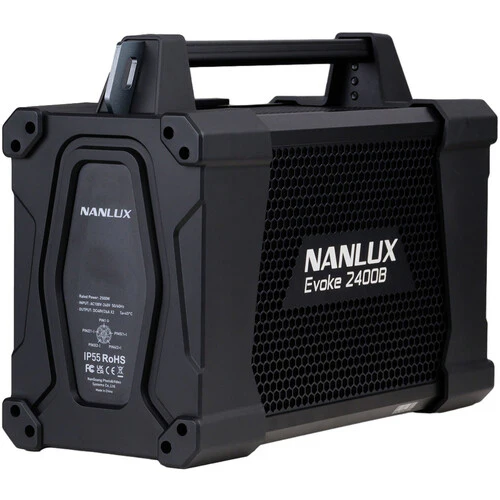 Nanlux Evoke 2400B Bi-Color LED Monolight Kit with 45° Reflector and Full System Flight Case - Image 7