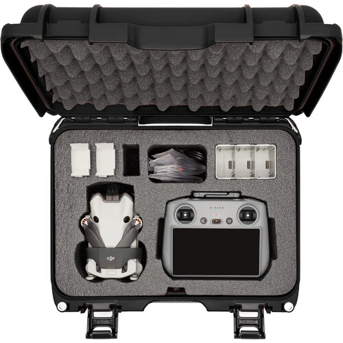 Nanuk 915 Hard-Shell Case for DJI Mini 3/Mini 4 Pro Fly More Combo (Black) - Image 4