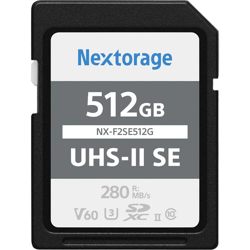 Nextorage 512GB NX-F2SE Series UHS-II SDXC Memory Card
