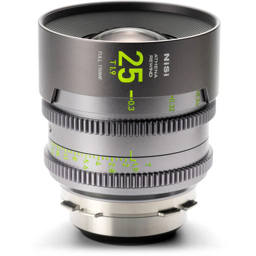 NiSi ATHENA PRIME Rewind 25mm T1.9 Full-Frame Cinema Lens (ARRI PL)