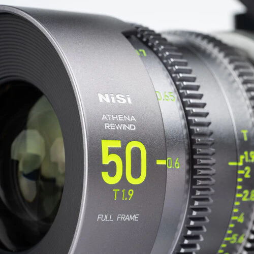 NiSi ATHENA PRIME Rewind 50mm T1.9 Full-Frame Cinema Lens (ARRI PL) - Image 3