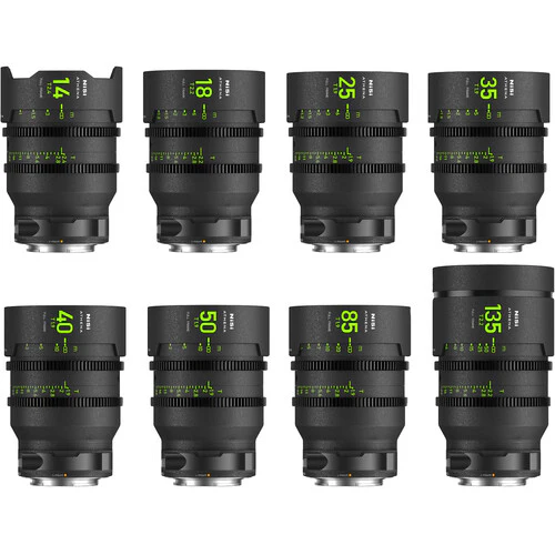NiSi ATHENA PRIME T2.4/1.9 Full-Frame 8-Lens MASTER Kit - Image 3