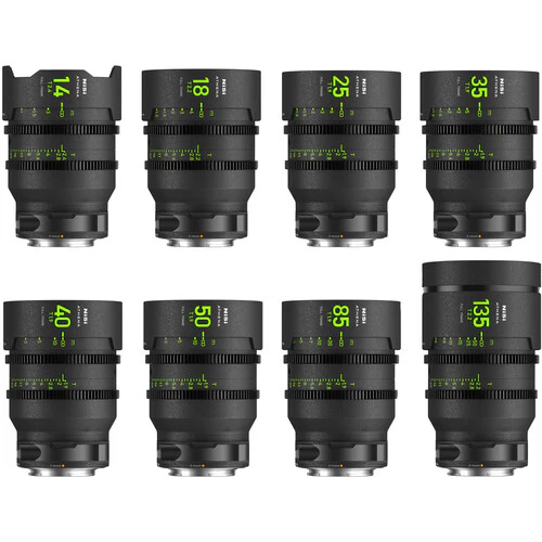 NiSi ATHENA PRIME T2.4/1.9 Full-Frame 8-Lens MASTER Kit - Image 4