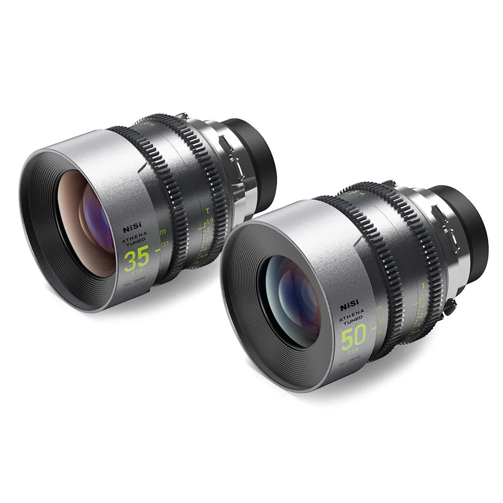 NiSi ATHENA Tuned Prime Limited Edition T2.4/1.9 Full Frame Cinema 5-Lens Kit & Gray Hard Case (PL Mount) - Image 2