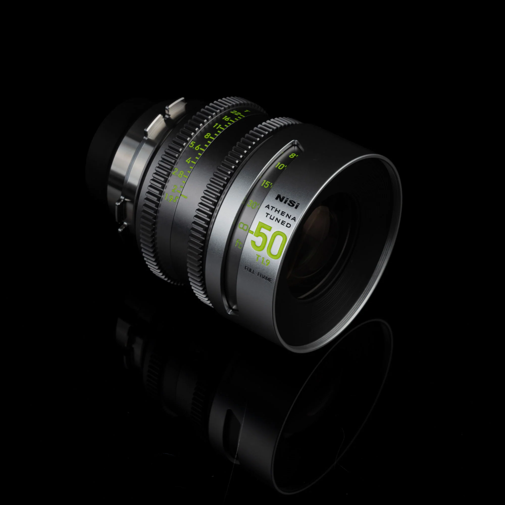 NiSi ATHENA Tuned Prime Limited Edition T2.4/1.9 Full Frame Cinema 5-Lens Kit & Gray Hard Case (PL Mount) - Image 4