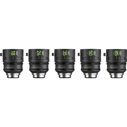 NiSi AUREUS PRIME T1.4 Cinema 5-Lens Kit (ARRI PL)