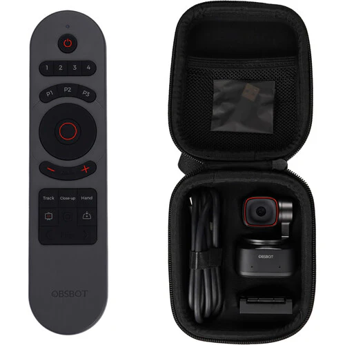 OBSBOT Tiny 2 AI-Powered PTZ 4K Webcam with Tiny Smart Remote Control 2 Combo