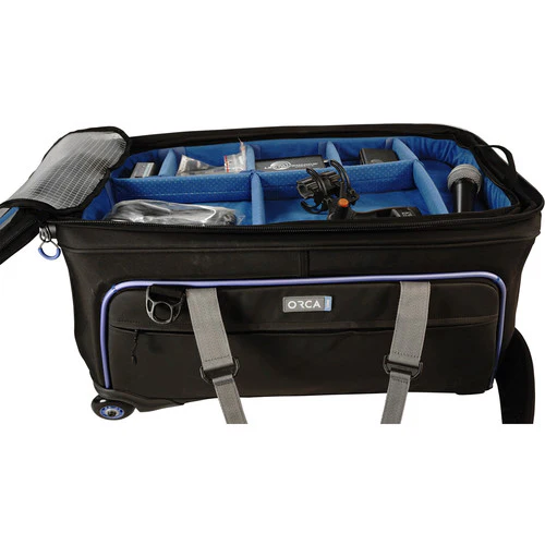ORCA OR-14 Video Camera Trolley Bag with Top Tray - Image 6
