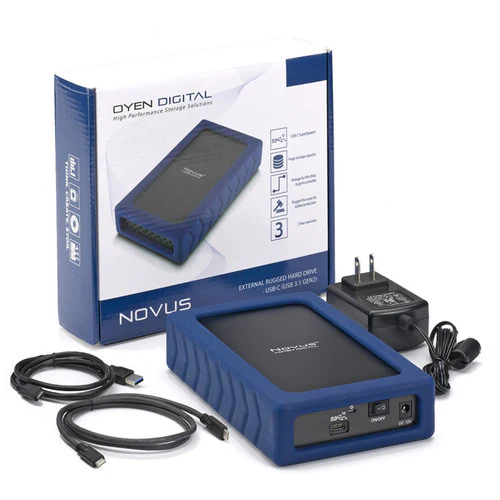 Oyen Digital 12TB Novus USB-C 3.2 Gen 2 Rugged Desktop Hard Drive - Image 5
