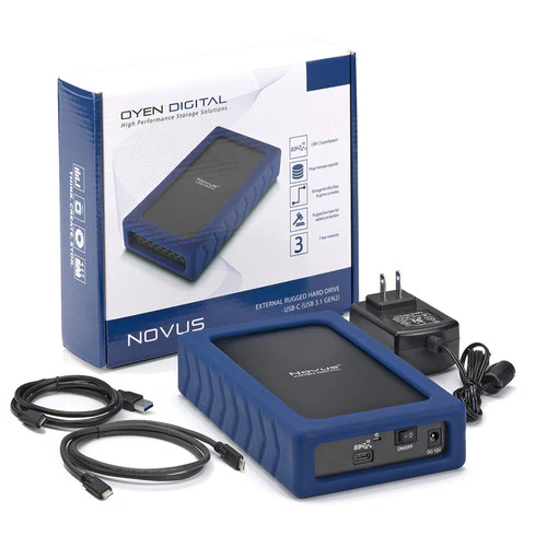 Oyen Digital 16TB Novus USB-C 3.2 Gen 2 Rugged Desktop Hard Drive - Image 7