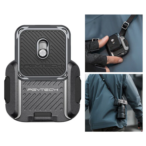 PGYTECH Shoulder Strap Quick Release Clamp and Plate - Image 2