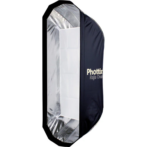 Phottix Raja Oval Softbox with Grid (20 x 47") - Image 2