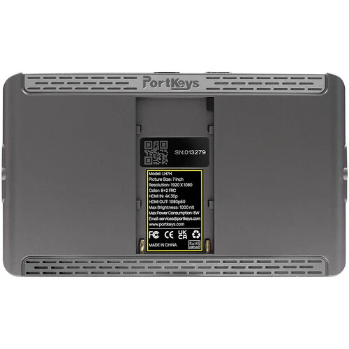 PORTKEYS LH7H 7" High-Bright Touchscreen Monitor (Black) - Image 2