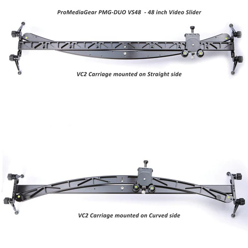 ProMediaGear PMG-DUO 48" Video Slider with Carrying Case - Image 6