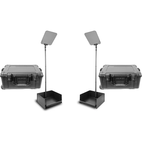 Prompter People ProLine StagePro 19" Carbon Fiber Presidential Teleprompter Set (Pair)