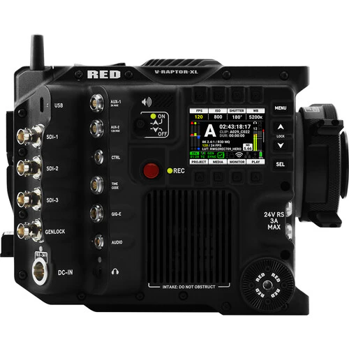 RED DIGITAL CINEMA V-RAPTOR XL 8K S35 Sensor Camera (PL, Gold Mount) - Image 8
