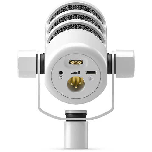 RODE PodMic USB and XLR Dynamic Broadcast Microphone (White) - Image 5
