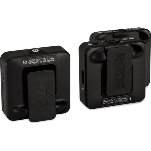 Rode Wireless GO II 2-Person Compact Digital Wireless Microphone System/Recorder (2.4 GHz, Black) (*OPEN BOX*) - Image 7