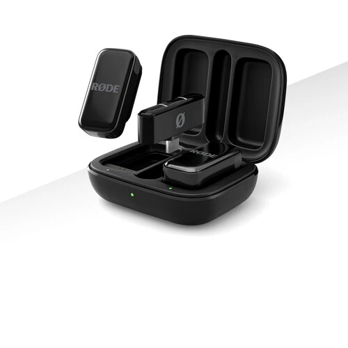 RODE Wireless Micro 2-Person Ultracompact Wireless Microphone System with USB-C Connector (2.4 GHz, Black) - Image 2