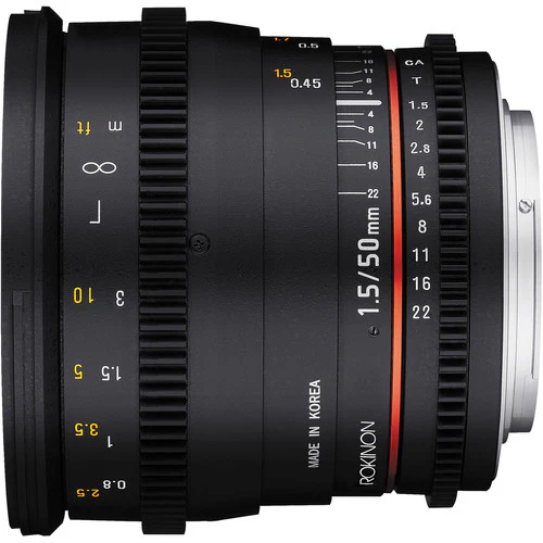 Rokinon 50mm T1.5 AS UMC Cine DS Lens for Micro Four Thirds - Image 3