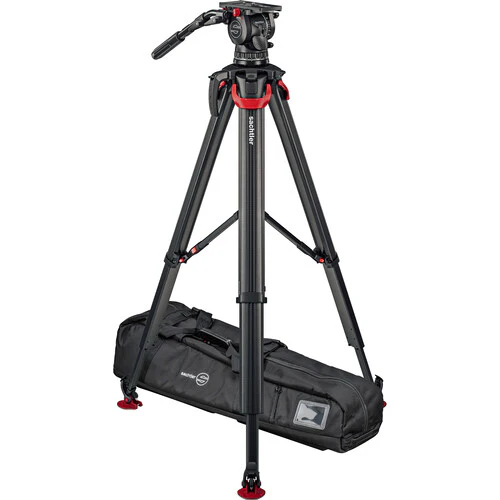 Sachtler aktiv 18T System with flowtech 100 MS and Mid-Level Spreader