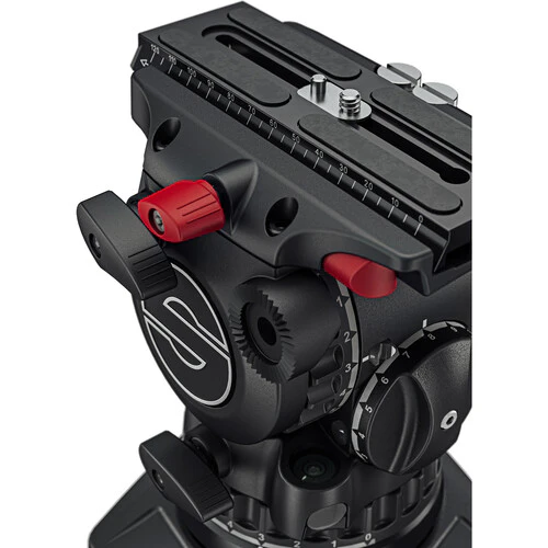 Sachtler aktiv6 Sideload Fluid Head with SpeedLevel & 3-Step Drag (75mm) - Image 5