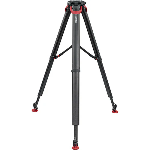 Sachtler Flowtech 100 MS Carbon Fiber Tripod with Mid-Level Spreader & Rubber Feet