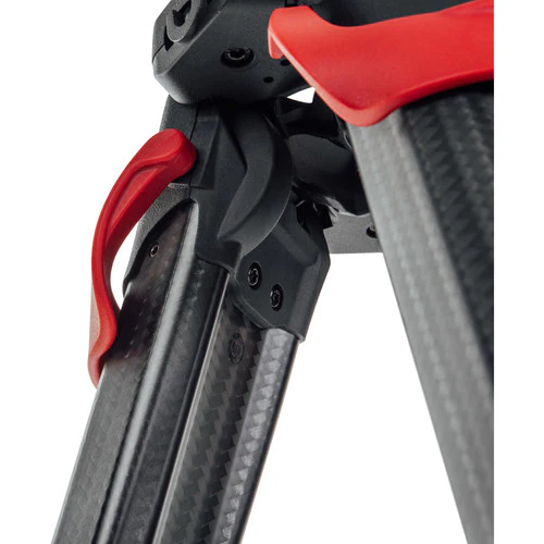Sachtler Flowtech 100 MS Carbon Fiber Tripod with Mid-Level Spreader & Rubber Feet - Image 10