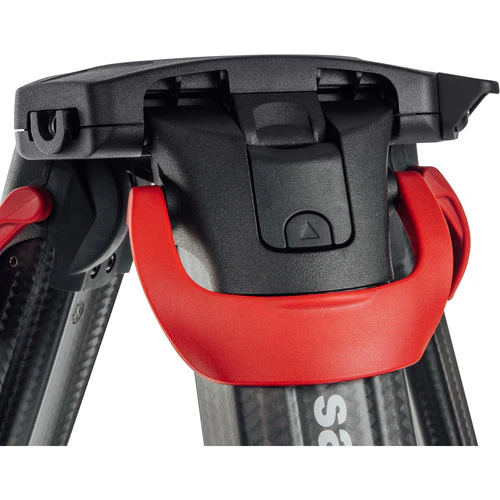 Sachtler Flowtech 100 MS Carbon Fiber Tripod with Mid-Level Spreader & Rubber Feet - Image 11