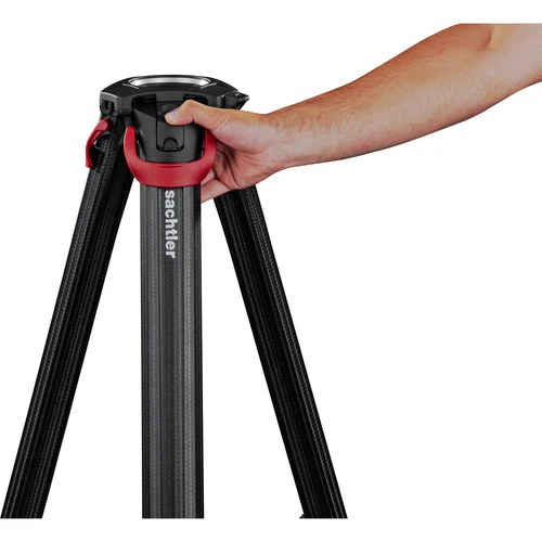 Sachtler Flowtech 100 MS Carbon Fiber Tripod with Mid-Level Spreader & Rubber Feet - Image 15