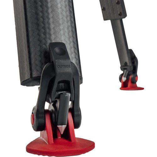 Sachtler Flowtech 100 MS Carbon Fiber Tripod with Mid-Level Spreader & Rubber Feet - Image 16