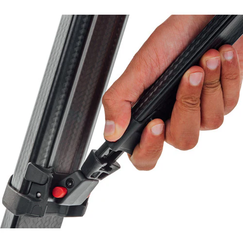 Sachtler Flowtech 100 MS Carbon Fiber Tripod with Mid-Level Spreader & Rubber Feet - Image 21
