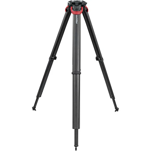 Sachtler Flowtech 100 MS Carbon Fiber Tripod with Mid-Level Spreader & Rubber Feet - Image 3