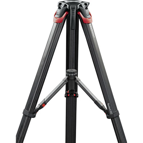 Sachtler Flowtech 100 MS Carbon Fiber Tripod with Mid-Level Spreader & Rubber Feet - Image 4