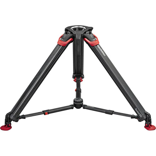 Sachtler Flowtech 100 MS Carbon Fiber Tripod with Mid-Level Spreader & Rubber Feet - Image 5
