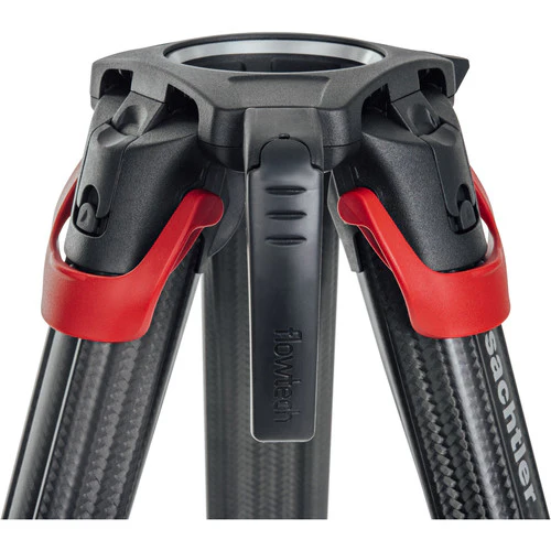 Sachtler Flowtech 100 MS Carbon Fiber Tripod with Mid-Level Spreader & Rubber Feet - Image 7