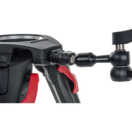 Sachtler Flowtech 100 MS Carbon Fiber Tripod with Mid-Level Spreader & Rubber Feet - Image 8