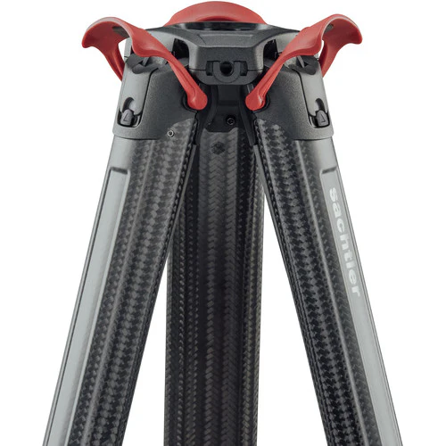 Sachtler Flowtech 75 MS Carbon Fiber Tripod with Mid-Level Spreader and Rubber Feet - Image 4
