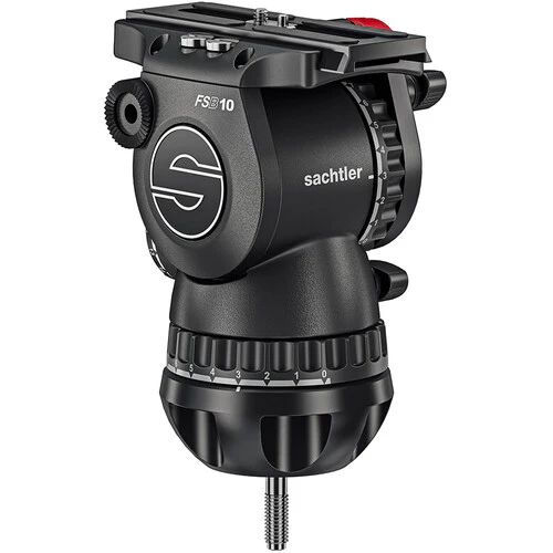 Sachtler FSB 10 Mk II 100mm Touch & Go Head with ENG 2 Aluminum Tripod System (Ground Spreader) - Image 3