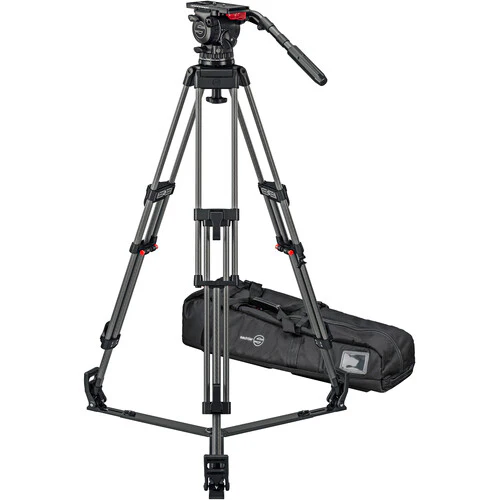 Sachtler FSB 18T Mk II System with CF-100ENG 2CF Carbon Fiber Tripod Legs and Ground Spreader