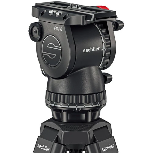 Sachtler System FSB 8 Mk II Sideload and 75/2 Aluminum Tripod Legs with Ground Spreader and Bag - Image 2