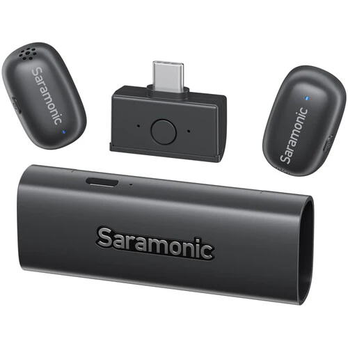 Saramonic AIR-SE-01 2-Person Ultra-Mini Wireless Microphone System with USB-C Receiver (2.4 GHz) - Image 5