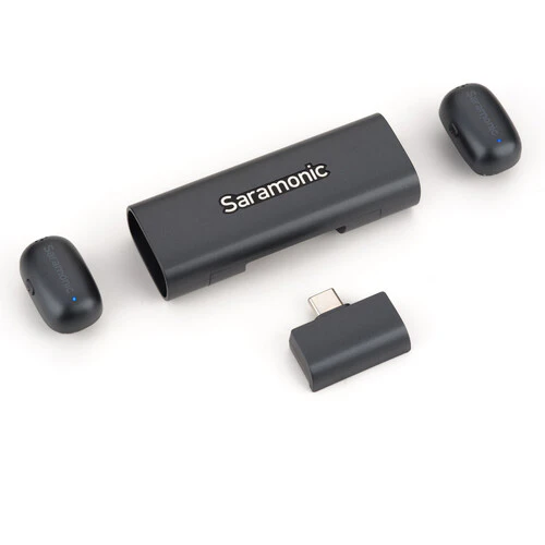 Saramonic AIR-SE-01 2-Person Ultra-Mini Wireless Microphone System with USB-C Receiver (2.4 GHz) - Image 6